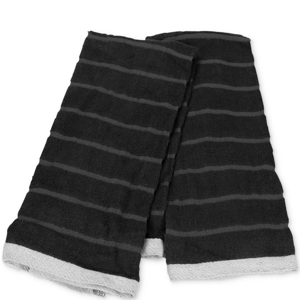 NWT Chubby Stripe Bamboo Kitchen Towels, Set of 2